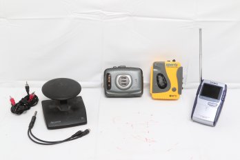 Lot Of Vintage Electronics Including Cassette Players