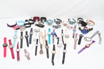 Group Of Wrist Watches Including Disney Mickey Mouse Watch