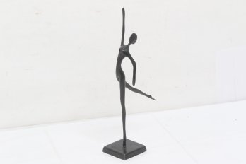 13' Tall Bronze Nude Ballet Dancer Sculpture By Bodrul Khalique