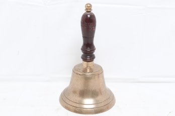 Large Antique Brass School Bell