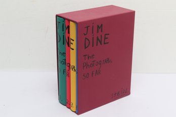 Contemporary Art Jim Dine Photographs So Far 4 Vols Slipcase Steidl Heliogravure Chromogenic Digital
