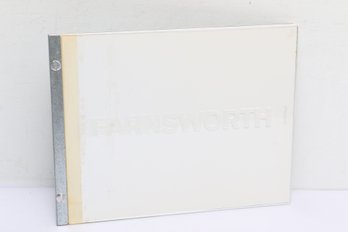 Scarce Sothebys Catalogue Issued For The Landmark 2003 Auction Of The Farnsworth House, Mies Van Der Rohe
