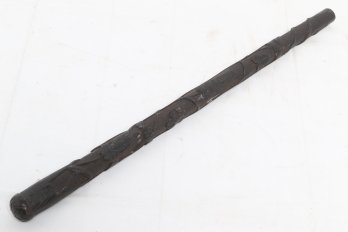 Antique Carved Ebony Wood Umbrella Handle