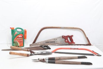 Group Of Gardening Tools