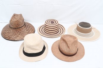 Collection Of Straw Hats