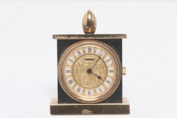 Vintage Jaguar Swiss Miniature Desk Clock