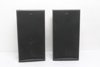 Vintage Sony SS-MB215 140 W 3 Way Floor Standing Speakers
