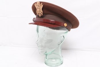 WW2 USAAF US Air Force Officer Cap With Eagle Badge