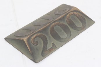 Vintage Very Heavy Brass Golf Marker