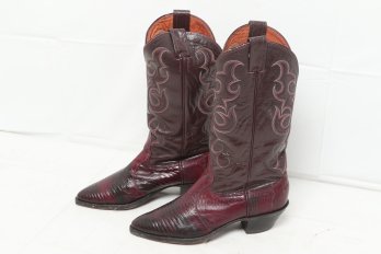 Nocona Western Lizard Cowboy Men's Boots Size 7