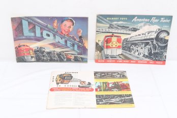 Group Of Vintage Lionel Post War Catalogs