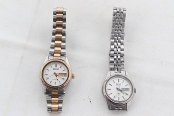Two Vintage Seiko Women's Wrist Watches