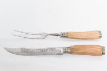 Vintage/antique Stag Horn Carving Set