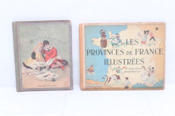 Two Antique French Kids Books