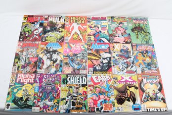 Group Of Mixed Marvel Comics