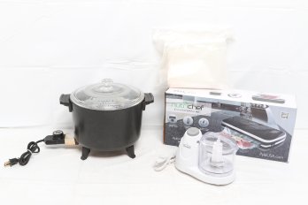 Nutrichef Automatic Food Vacuum Sealer, Deep Fryer & Rival Food Processor (tested)