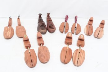 6-pairs Of Wooden Shoe Stretchers