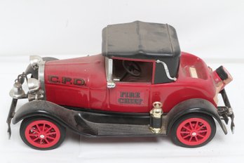 Vintage Jim Beam Fire Chief's Car Decanter