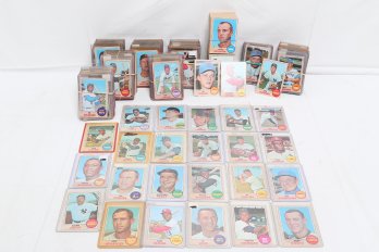 Large Group Of 1968 Topps Baseball Cards
