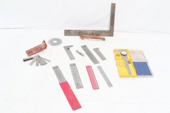 Collection Of Measuring And Layout Tools