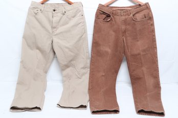 Two Pairs Of L.L. Bean Men's Jeans Size 36 X 32