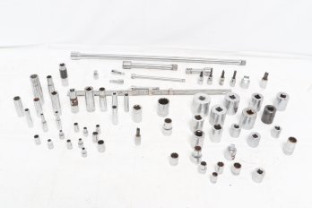 Large Group Of Craftsman Sockets And Extensions