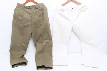 Two Pairs Of Men's Pants Size 36 X 32