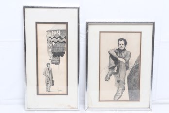 Two Midcentury Framed Pictures