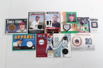 Group Of Relics Baseball Cards