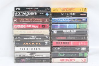 Lot Of Vintage Rock Cassette Tapes - AC/DC , Scorpions Etc