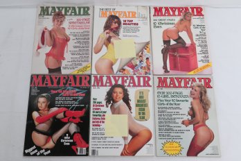 Lot Of Vintage Mayfair X-rated Adult Magazines