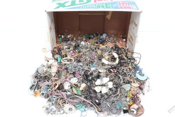 17 Lb Of Mixed Costume Jewelry