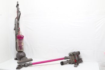 Two Vacuum Cleaners - Working