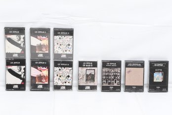 10-preowned Led Zepplin Cassette Tapes (tested)