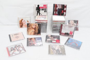 44-brand New Factory Sealed CDs Mixed Genre Including Shakira, Springsteen, Mariah Carey, Etc.
