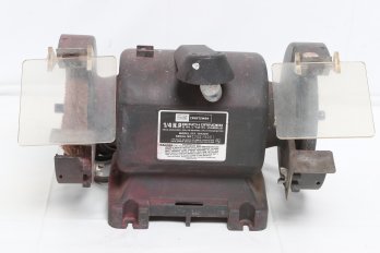 Vintage Sears Craftsman 1/4 H.P. Bench Grinder (Model: 257.191200)