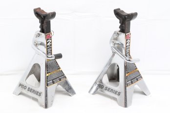 Pair Of Pro Series 2 Ton Jack Stands (Double Locking)