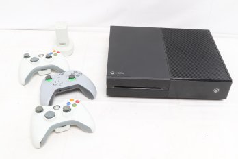 XBOX One Console W/Misc. Wireless Controllers & Battery Chargers