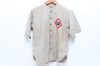 Vintage/antique Watson's Dep. Store Baseball Jersey With Red Diamond Logo Featuring The Letters 'cS'