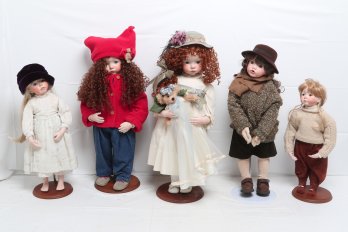 Group Of Large Designer Dolls