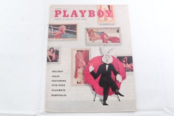 January, 1958 Playboy Magazine Centerfold Intact