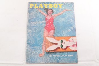 June, 1956 Playboy Magazine Centerfold Intact