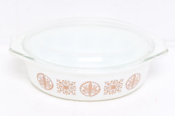 Rare 1950s Vintage Pyrex Promotional Casserole With Lid