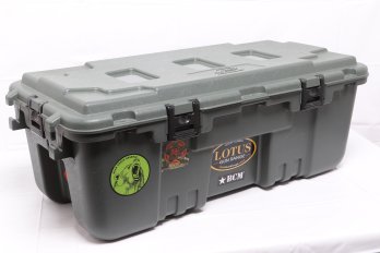 Large Plano Stackable Gear Storage Tote On Wheels