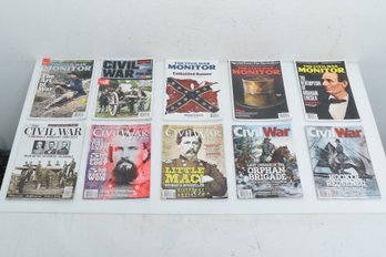 Grouping Of 10 Civil War Magazines