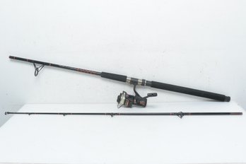 Vintage Ryobi D4 Reel W/Gold Coast 'Brute' 1180 Pole