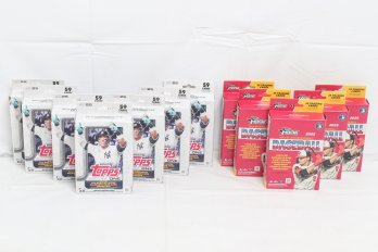 Large Group Of Topps MLB Series Baseball Hanger Boxes - New In Boxes