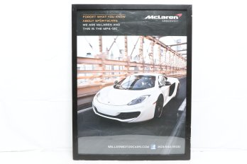 McLaren MP4-12C Framed Poster