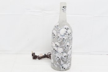 ' Bottle Of Boos' Halloween Lighted Wine Bottle