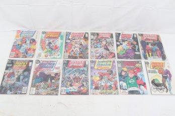 Lot Of DC Comic Books Justice League Europe  #1 - 12